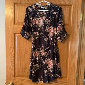 Navy 41 Hawthorn Button Down Shirt Dress